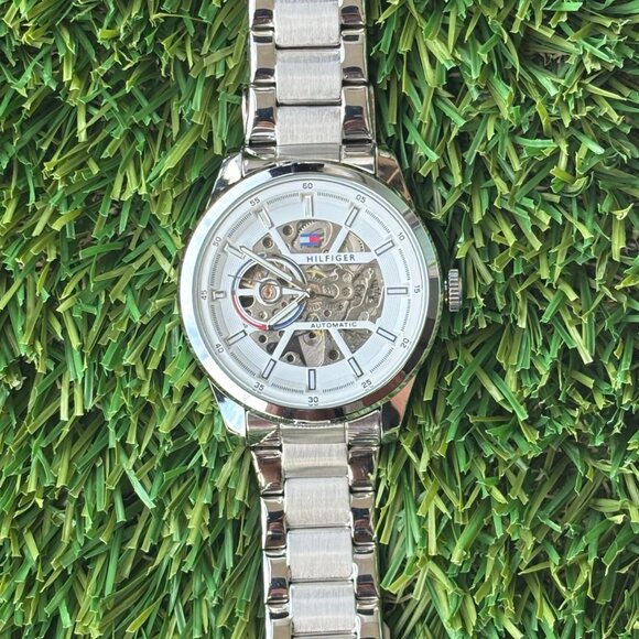 Tommy Hilfiger Automatic Men's Skeleton Watch - Rare - Brand New - Picture 3 of 8